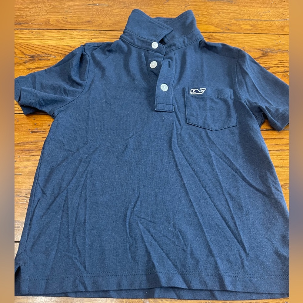 Navy blue vineyard vines Edgartown polo 3t